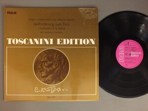 ●独LP TOSCANINI - NBC SYMPHONY ORCHESTRA/AUFFORDERUNG ZUM TANZ ●