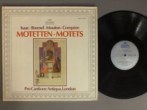 ●独LP PRO CANTIONE ANTIQUA/ISAAC - MOTETTEN●