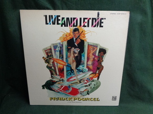 フランク・プゥルセルFRANCK POURCEL/死ぬのは奴らだLIVE AND LET DIE●LP