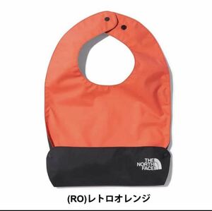 新品未使用　THE NORTH FACE ベビー ビブ エプロン　オレンジ