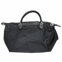 ◆中古品◆LONGCHAMP ロンシャン ナイロン バッグ ブラック ハンドバッグ ショルダーバッグ 鞄 D39267ND_画像2