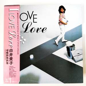 24779 * beautiful record Shirai Takako /I LOVE LOVE * with belt 