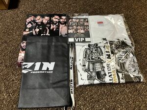 RIZIN 40 10万円VIP席特典 RIZIN vs. Bellator VIPチケットホルダー、パンフレット、Tシャツ