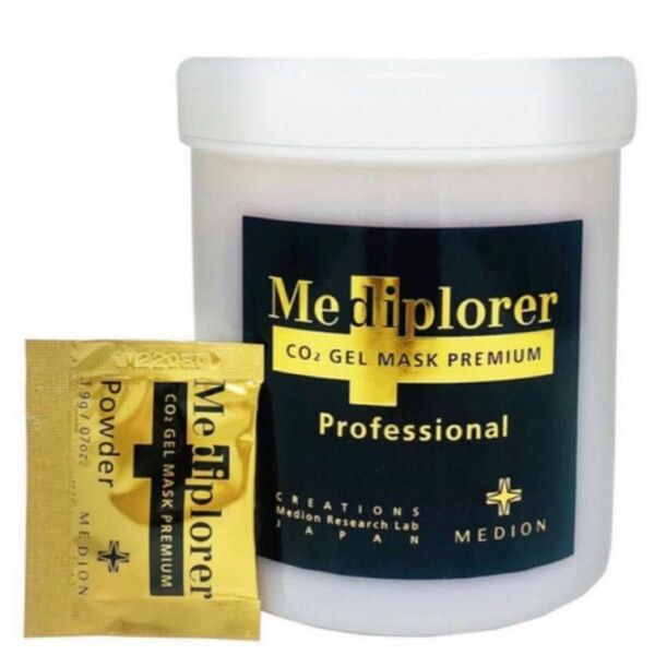 Mediplorer（メディプローラー）CO2ジェルマスク プレミアム プロジェル750g、顆粒30包（カップ・スパチュラ別付属品