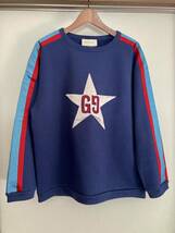 GUCCI 19aw GG Star Sweatshirt サイズM　良品 グッチ GG スター スウェットシャツ トレーナー 576065-XJBBQ_画像1