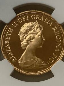 1983 Britain 1 Sovereign gold coin Elizabeth 2.NGC PF69UC hobby. coin gold investment Gold investment 