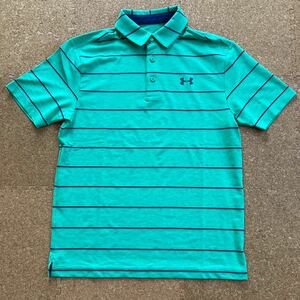 [Неиспользованный] Under Armour Under Armour Pore Рубашка для гольфа Golf Wear Heat -Gear Heat Gear Golf Golf Shirt Size Men's Men's