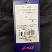 【未使用】アシックス　asics ロングタイツ　Lサイズ レディース 黒 サンプル品　PANTS トレッキングパンツ ライディングパンツ ランニング_画像4