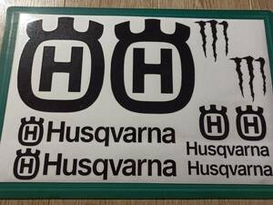 海外　限定品　送料込み ハスクバーナ　Husqvarna　ステッカー　セット　複数カラーあり　2