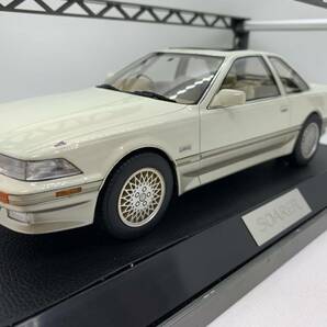 Hobby Japan 1/18 トヨタ ソアラ Toyota Soarer 3.0 GT Limited MZ21 Air-Suspention 1988 Crystal White Toning Ⅱ 9014 J01-01-016の画像1