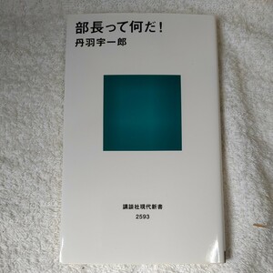 部長って何だ! (講談社現代新書) 丹羽 宇一郎 9784065216644