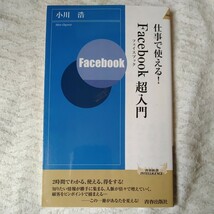 仕事で使える！Facebook超入門 (青春新書インテリジェンス) 小川 浩 9784413043076_画像1