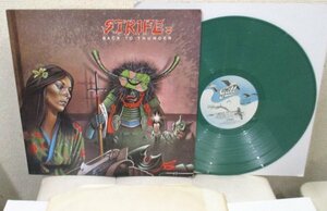 ^^ HARD ROCK 名盤 ^^ STRIFE / BACK TO THE THUNDER [ UK ORIG '78 GULL GULP 1029 ] GREEN VINYL