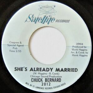 ■Northern45 Chuck Bernard / My Baby / She's Already Married [Satellite 2012]'66 Monk Higginsの画像2