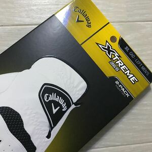 [2 штуки] USA Direct Import ★ Callaway/All Weather Golf Gloves/xtreme365 ★ Левая рука/мужчина USXL/Cadet Type ★ Мужской большой размер ★ Белый ★ Без доставки