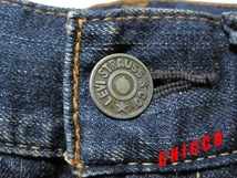 即決★廃盤★LEVI'S メンズ W30 インディゴ★リーバイス 502 限定 ヒビ割れパッチ NE502-0007 ローライズ 鬼ヒゲ ハチの巣 タテ落ち 稀少_画像10