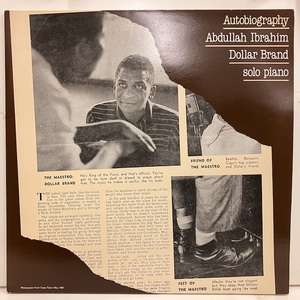 ■即決 FUSION Abdullah Ibrahim Dollar Brand / Autobiography pl1267-6/7 ej3178 