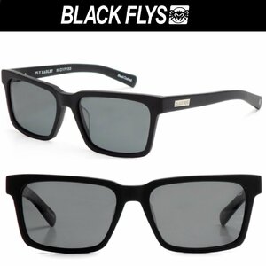  polarized light gray lens Black Fly sunglasses BlackFlys FLY HADLEY MATT BLACK/Grey(POL)