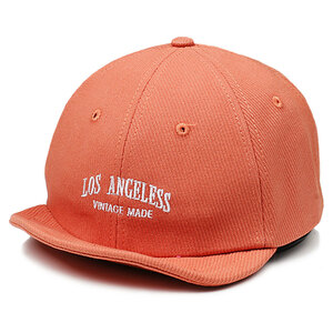 ユニセックス ロゴ刺繍 コットン アンパイアキャップ オールシーズン UNISEX COTTON UMPIRE CAP LOS ANGELESS オレンジ