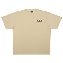 【 A FEW GOOD KIDS 】 AFGK 正規品 男女兼用 ビッグサイズ ストリート系 ロゴ プリント バックプリント Tシャツ LOGO TEE ベージュ XL_画像7