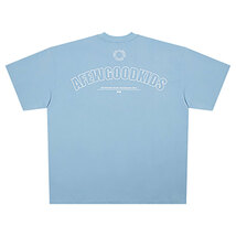 【 A FEW GOOD KIDS 】 AFGK 正規品 男女兼用 ビッグサイズ ストリート系 ロゴ プリント バックプリント Tシャツ LOGO TEE ブルー XL_画像9