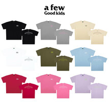 【 A FEW GOOD KIDS 】 AFGK 正規品 男女兼用 ビッグサイズ ストリート系 ロゴ プリント バックプリント Tシャツ LOGO TEE ブルー XL_画像10