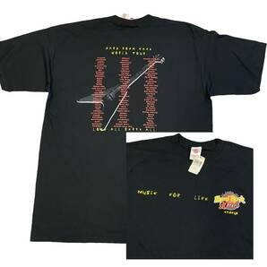 Dead Stock! 00s Hard Rock Cafe Tシャツ XXL ハードロックカフェ 30周年記念ツアー ロゴ ギター 30years world tour ヴィンテージ の画像1