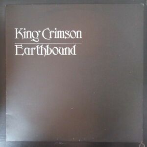 ROCK LP/UK запись / прекрасный запись /DRUM BREAK/King Crimson - Earthbound/A-10167