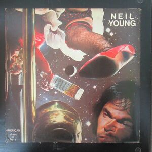 ROCK LP/US盤/インナスリーブ付き美盤/Neil Young - American Stars 'N Bars/A-10157