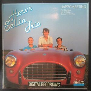 JAZZ LP/FRANCE ORIG./ピアノトリオ/美盤/Herv Sellin Trio - Happy Meeting/A-10286