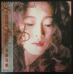 和モノ LP/帯・ライナー付き美品/Akina Nakamori - Femme Fatale/A-10207