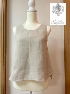  beautiful goods *sophila*linen tunic *SAFILIN made linen