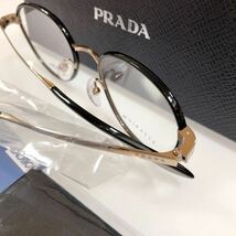 ラスト1本！安心の2年正規保証付き 日本製 定価55,000 眼鏡 正規品 新品 PRADA VPR57S-D 49 1AB-101 PR57 PR57SVD VPR57SD-1AB プラダ 眼鏡_画像7