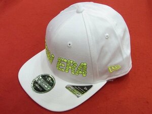 ★NEW ERA　ニューエラ　9FIFTY Original Fit Stretch Cotton Washable ボールロゴ ホワイト × ネオンイエロー/ダークグレー