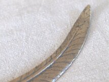レア珍品 19世紀 ブロンズ製鳥の羽ペーパーカッター ブロンズ アールヌーボー 西洋アンティーク_画像5