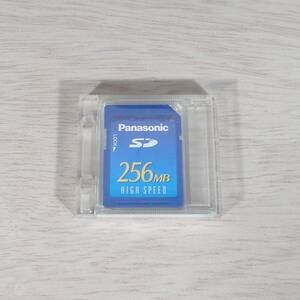 Panasonic パナソニック　ハイスピード　SDメモリカード 256MB 中古品　ケースあり