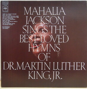 即決 999円 LP US盤 Mahalia Jackson / Mahalia Jackson Sings The Best-Loved Hymns Of Dr. Martin Luther King, Jr. CS 9686