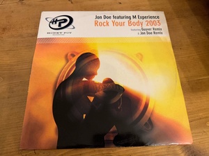 12”★Jon Doe Featuring M Experience / Rock Your Body 2003 / ハード・トランス！