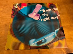 12”★Rapination & Kym Mazelle / Love Me The Right Way / ユーロ・ヴォーカル・ハウス・クラシック！