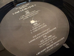 12”★Lone Catalysts / The Paper Chase / アングラ！