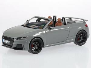 新品未開封　新品未開封 アウディ TT RS ロードスター 2016 ナルドグレー 1/43 アウディ特注品 Aud