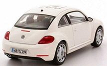 新品未開封 フォルクスワーゲン ザ・ビートル ホワイト 1/43 シュコー VW特注品_画像2