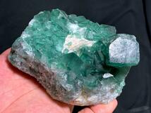 緑色六面体蛍石・743g（マダガスカル産鉱物標本）_画像7