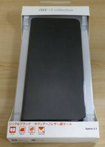 Xperia 5 II ブックタイプケース / ブラック R00C024K【au限定】