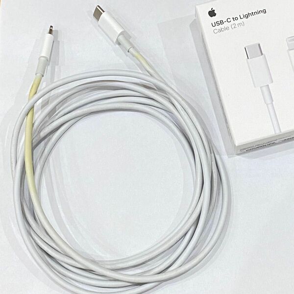 純正 USB-C lightningケーブル（2m）