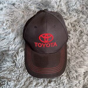 新品★ブラック地★レッド★TOYOTA★トヨタ★野球帽★キャップ★ユニセックスキャップ帽子 