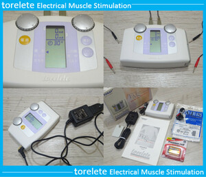 * прекрасный товар .. усиленный * мускул движение EMS массаж [ 6 десять тысяч иен ]torelete EM-1/ Toray диета .. Esthe metabo Shape выше тонкий / Toray / б/у 