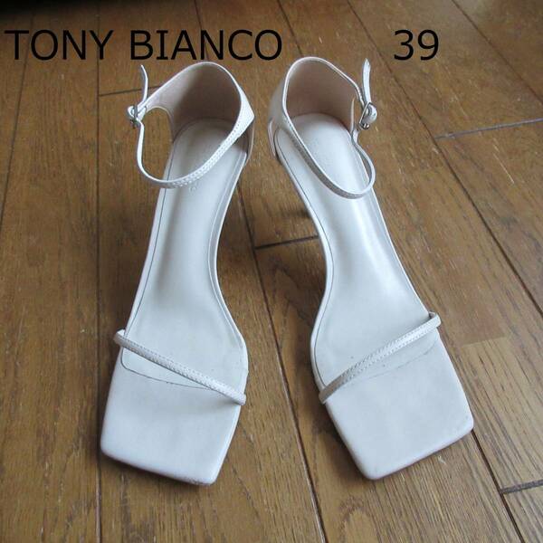 TONY BIANCO★トニービアンコ　ナチュラル　ストラップサンダル　３９サイズ　Deuxieme　Classe