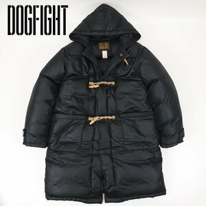 【80年代！上野商会 オリジナル】美品 DOG FIGHT ドッグファイト 815205 コーティングナイロン 肉厚 ダウンダッフルコート 01(JP:S)