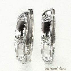 ダイヤ ピアス 0.3ct 中折れ式 ピアス ダイヤモンド 18k k18ゴールド k18wg k18yg k18pg 18金 レディース アクセサリー